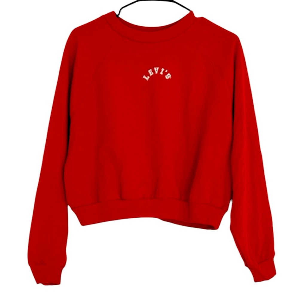 Levi’s Crewneck Sweatshirt Red Orange Size Medium